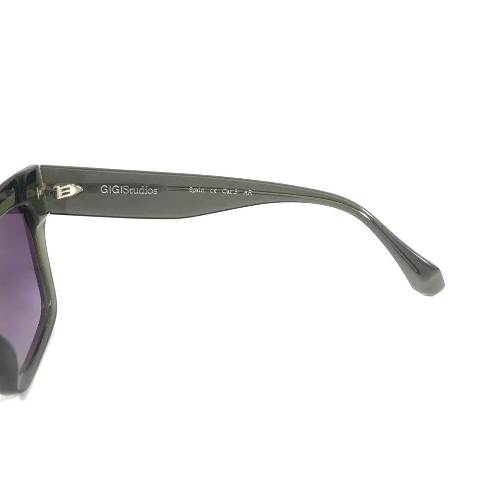 Gigi Studios Sunglasses FRANCESCA 6792/7 Clear Green with Purple Gradient Lenses